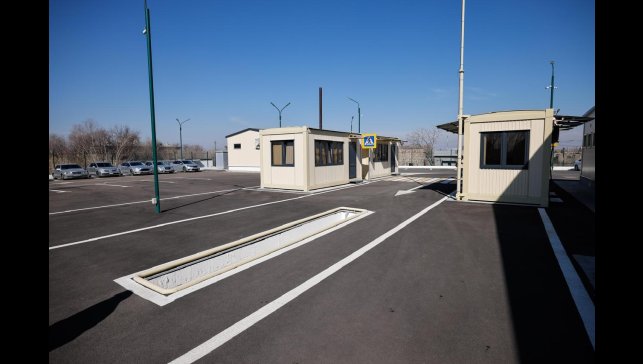 Rus birliklerinin kontrolü Ermenistan'a bıraktığı Margara Sınır Kapısı görüntülendi