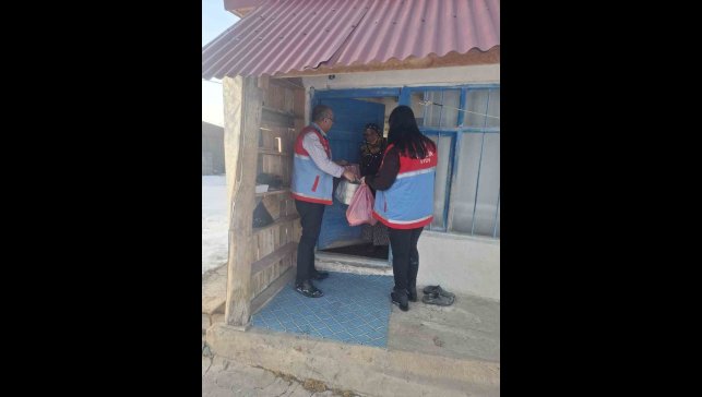 Diyadin'de iftar sofraları kapıya teslim ediliyor