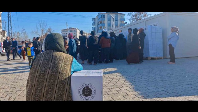 TOBB'dan Elazığlı depremzedelere yardım