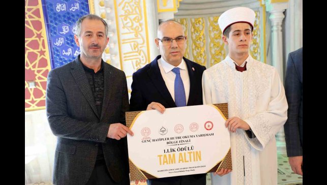 Ağrı'da Hutbe Okuma Yarışması Bölge Finali'nde Erzurum birinciliği kazandı