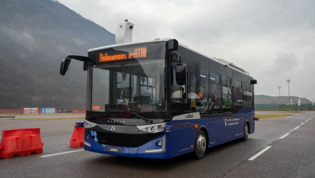 Karsan Otonom e-ATAK, İtalya'da test sürüşü ile tanıtıldı