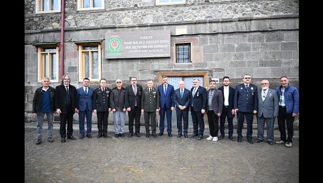 Şehit ve gazi derneklerine ziyaret