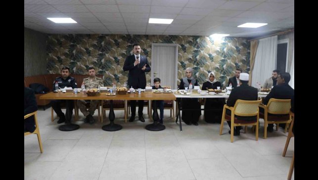 Kaymakam Karali, Şehit aileleri ve gazilerle iftar yemeğinde buluştu