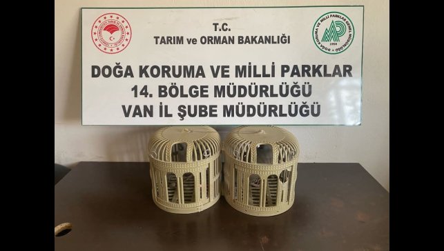Kafesle kaçak avcılık yapan şahsa 43 bin lira idari para cezası kesilecek