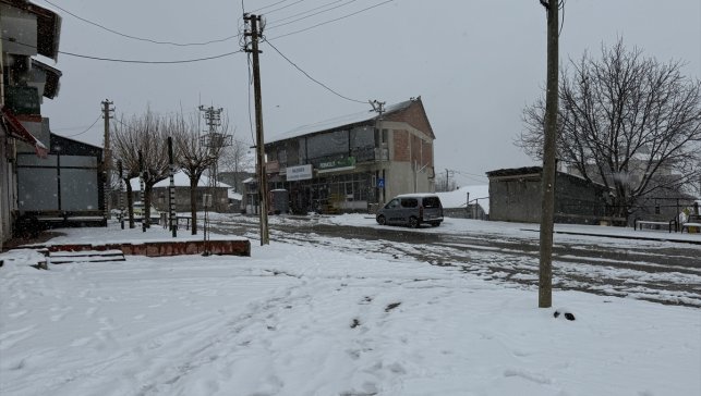 Bingöl'de kar yağışı etkili oldu
