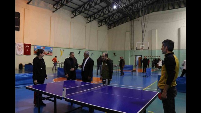 Oltu'da masa tenisi turnuvası