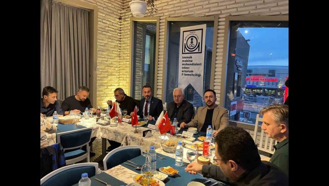 Makine mühendisleri iftarda buluştu