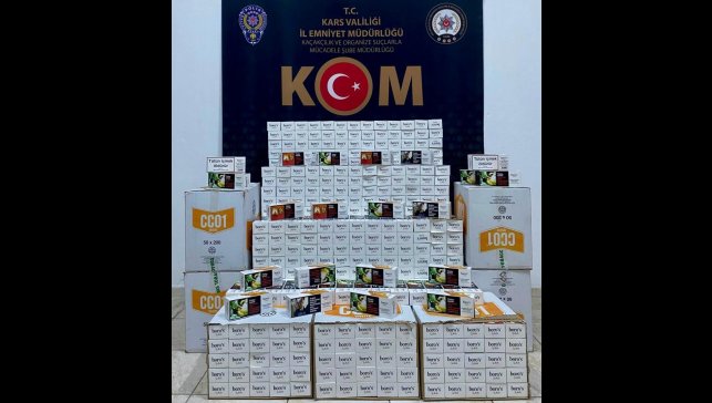 Kars ve Kağızman'da kaçakçılara operasyon