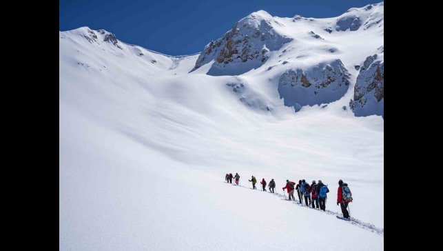 Tunceli'de 2 bin 950 metrelik dağa zorlu tırmanış