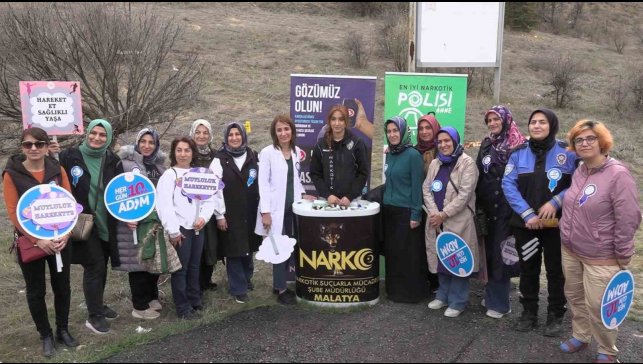 Malatya'da doğa yürüyüşü ve fidan dikimi etkinliği düzenlendi