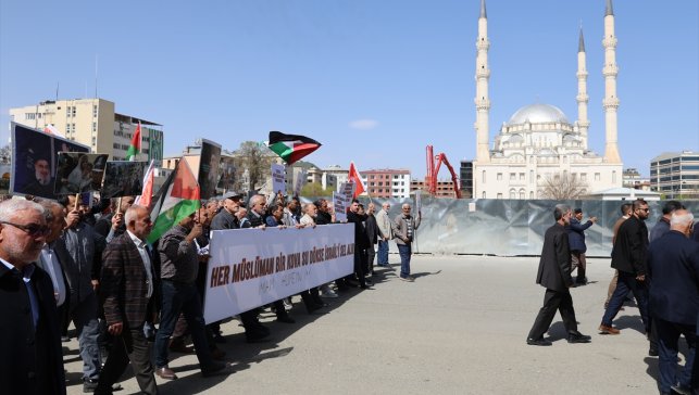 Iğdır'da İsrail'in Gazze'ye yönelik saldırıları protesto edildi