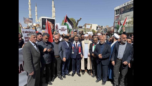 Iğdırlılar 'Dünya Kudüs Günü' Mitinginde bir araya geldi