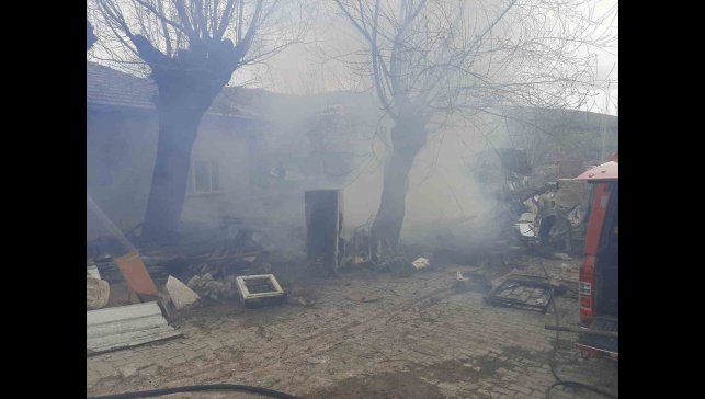 Malatya'da bahçe yangını