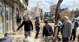 Patnos Belediyesi, Recep Tayyip Erdoğan Caddesi’nde Yenileme Çalışmalarına Başladı