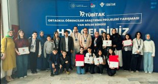 Ağrılı öğrenciler TÜBİTAK bölge finallerinde derece elde etti