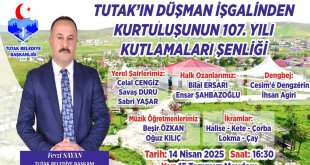 Tutak’ta Kurtuluşun 107. Yılı Şenliklerle Kutlanacak