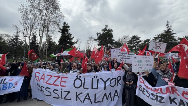 Malatya'da İsrail'in Gazze'ye saldırıları protesto edildi