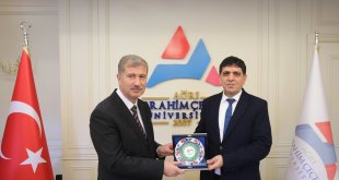 Iğdır Üniversitesi Rektöründen AİÇÜ Rektörüne Hayırlı Olsun Ziyareti