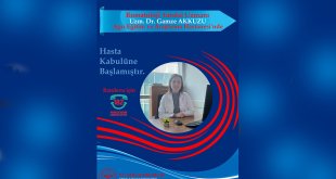 Romatoloji Yandal Uzmanı Uzm. Dr. Gamze Akkuzu, Ağrı Eğitim ve Araştırma Hastanesinde Hasta Kabulüne Başladı