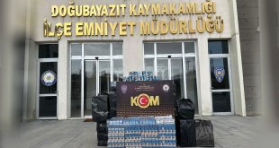 Doğubayazıt'ta 10 Bin Paket Kaçak Sigara Ele Geçirildi