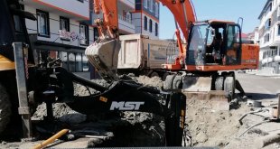 Ağrı Fırat Mahallesi’nde Kanalizasyon Hattı Yenilendi