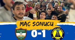 Kolibri Ağrı 1970 Spor,, deplasmanda Büyükçekmece Tepecik Spor'u 1-0 yendi