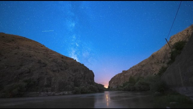 Erzincan'da yıldızların muhteşem görsel şöleni