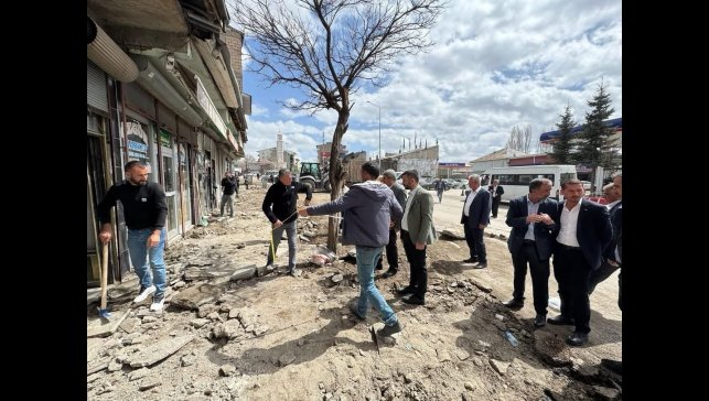 Patnos çarşı merkezi yenileniyor