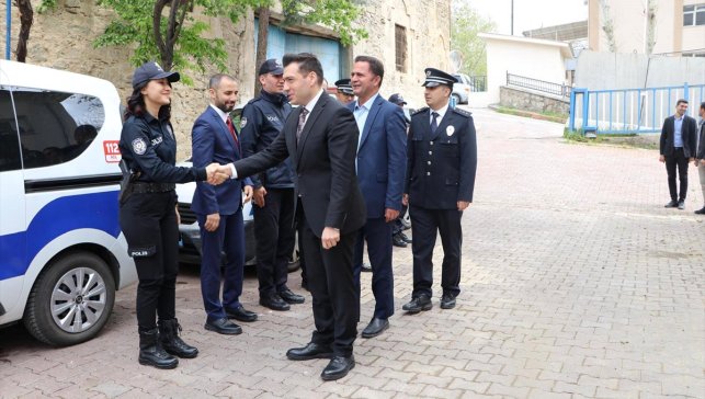 Keban Kaymakamı Atalık ile Belediye Başkanı Doğan'dan İlçe Emniyet Müdürlüğüne ziyaret