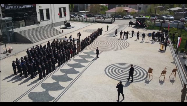 Iğdır'da Türk Polis Teşkilatı'nın 180'inci yılı kortejle kutlandı