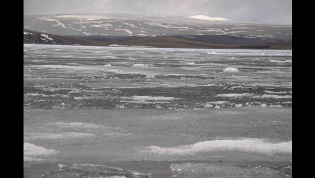 Burası buzullar değil, Nisan ayında Kars