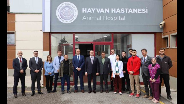 Milletvekili Fırat'tan Atatürk Üniversitesi hayvan hastanesine ziyaret
