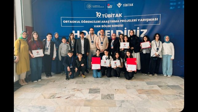 Ağrı'dan 4 proje, TÜBİTAK Bölge Finali'nde ödül aldı