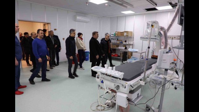 Vali Aydoğdu, hastanede incelemede bulundu