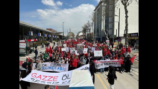 Malatya'da İsrail'in Gazze saldırıları protesto edildi