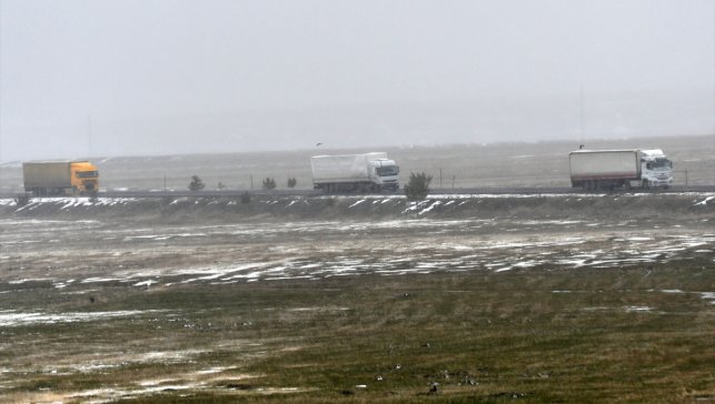 Kars'ta kar etkili oluyor