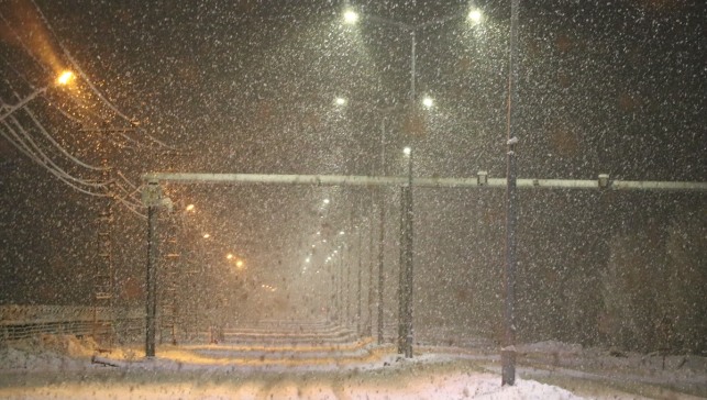 Ağrı'da yoğun kar etkili oluyor