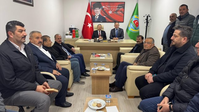 Darende Belediye Başkanı Bozkurt, Ziraat Odasını ziyaret etti