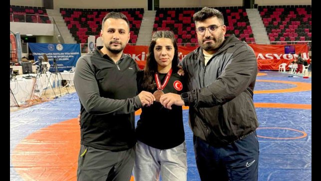 Hakkarili sporcu Türkiye üçüncüsü oldu