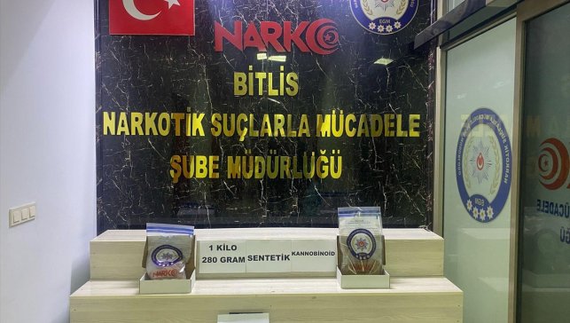 Bitlis'te 4 kilo 297 gram uyuşturucu ele geçirildi