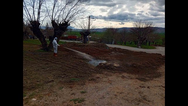 Elazığ'da larva ile mücadele sürüyor