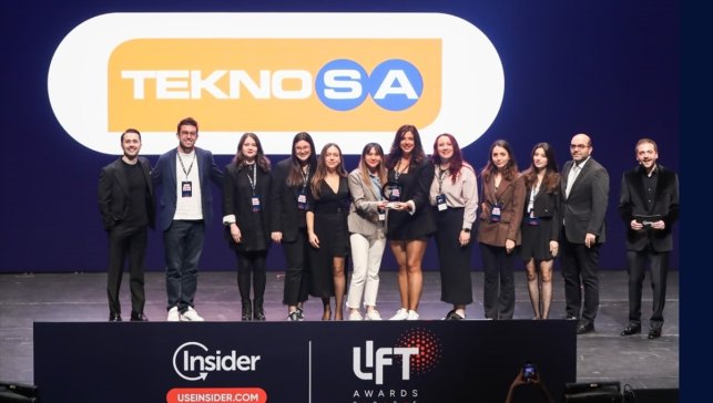 Teknosa, Lift Awards'ta "En Etkili Yapay Zeka Kullanımı" ödülünü aldı