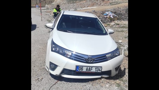 Kontrolden çıkan araç karşı şeride geçti: 1 yaralı