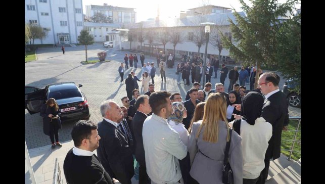 Rektör Hacımüftüoğlu'ndan Horasan ve Pasinler ziyaretlerinde ortak akıl vurgusu