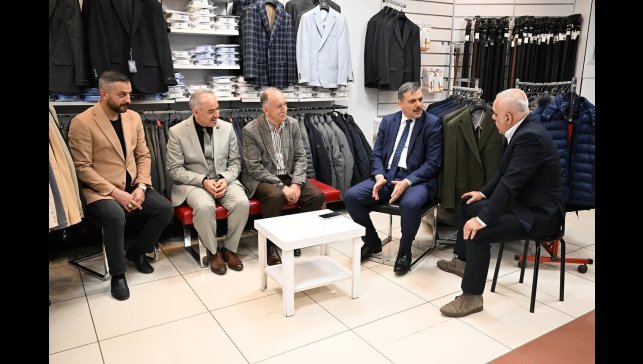 Vali Çiftçi, esnafı ziyaret etti