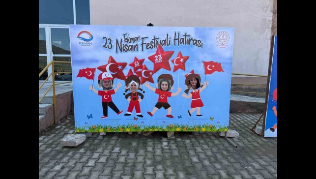 Tekman'da 23 Nisan coşkusu festivale dönüştü