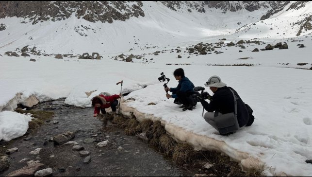 Güney Koreli belgesel ekibi Cilo Buzullarına hayran kaldı