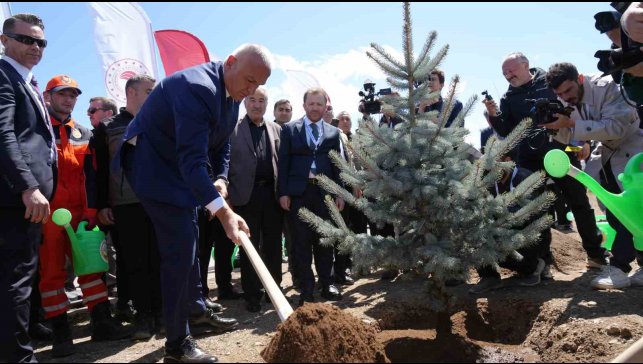 Erzurum'da EİT ülkeleri adına hatıra ormanı oluşturuldu