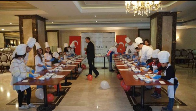 Minik şefler Cupcake Workshop'ta buluştu