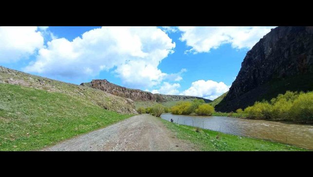 Kars'ta köylüler Akyaka Kanyonu'nu ağaçlandırıyor